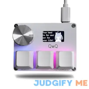 BTXETUEL SayoDevice OSU O3C Rapid Trigger Hall Switches Magnetic Linear Switches Keyboard with Knob and Screen