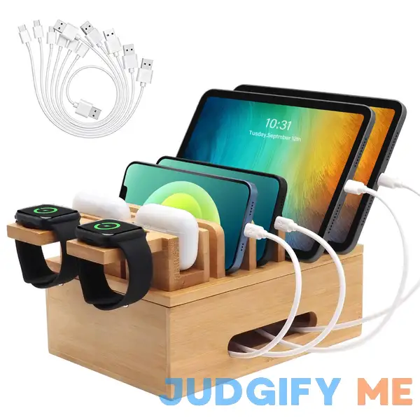 Bamboo Charging Stations for Multi Devices Bamboo Charging Stations for Multi Devices