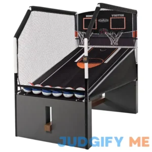 Barrington Billiards Urban Collection Arcade Basketball Game with Electronic Scoring and 7-inch Basketball Set