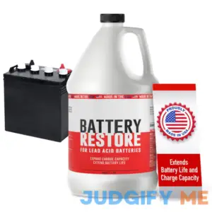 Battery Restore For Lead Acid Batteries Made In USA 64oz Formulated Solution Extends Battery Life & Expands Charge Capacity