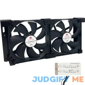 Beech Lane 12V RV Fridge Ventilation Cooling Fan 5.5" Custom Mounts For American RV Side Vents