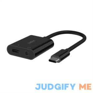 Belkin 3.5mm Audio + USB-C Charge Adapter
