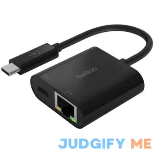 Belkin USB C To Ethernet + Charge Adapter