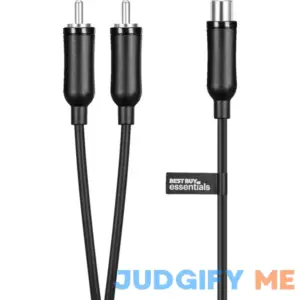 Best Buy Essentials 2-Way 1-Female to 2-Male RCA Splitter