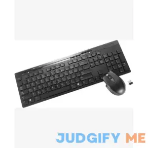 Best Buy Essentials Full-size Wireless Membrane Keyboard and Mouse Bundle with USB Reciever