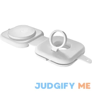 Best Buy essentials 2-in-1 Magnetic Wireless Charging Pad for iPhone & Qi