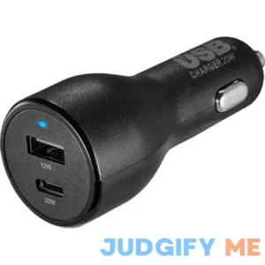 Best Buy essentials 32 W Vehicle Charger with 1 USB-C & 1 USB Port