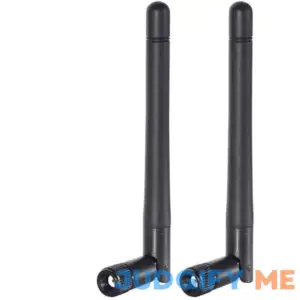 Bingfu Dual Band WiFi 2.4GHz 5GHz 5.8GHz 3dBi MIMO RP-SMA Male Antenna for WiFi Router Wireless Network Card USB Adapter Security IP Camera