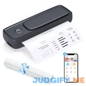Bisofice Portable Printer Thermal Printing Wireless for Travel