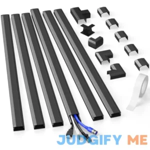 Black Cord Hider Delamu Black Cord Cover Large Black Cable Raceway