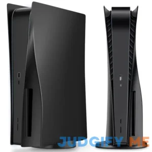 Black PS5 Faceplate Case Cover Customized PS5 Plate for Disc Playstation 5 Console Hard Shell Skin Replacement Cover Plates Matt