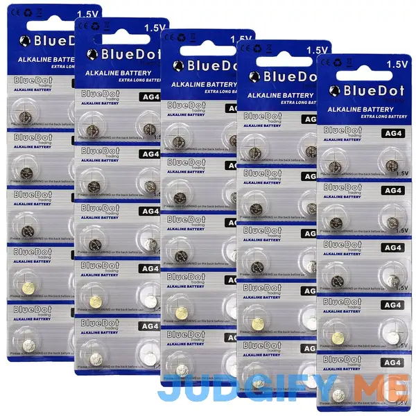 Bluedot Trading AG4 Alkaline Button Cell Batteries Bluedot Trading AG4 Alkaline Button Cell Batteries