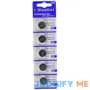 Bluedot Trading Cr1632 3 Volt Lithium Button Cell Batteries for Car Key remotes