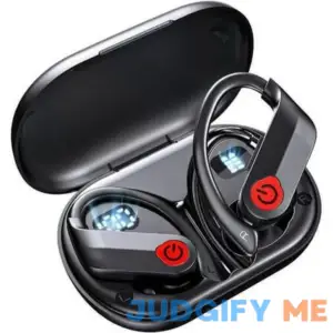 Bluetooth Earbuds Wireless Headphones Waterproof Earbud Noise-cancelling Sport Earphones with LED Display Charger Case Over-Ear Buds with Earhooks
