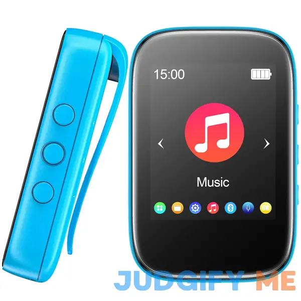 Bluetooth MP3 Player with 32GB Portable Clip Music Player Support FM Radio Voice Record Ebook Calendar Stopwatch Support Micros SD Card Up to 128GB Bluetooth MP3 Player with 32GB Portable Clip Music Player Support FM Radio Voice Record Ebook Calendar Stopwatch Support Micros SD Card Up to 128GB