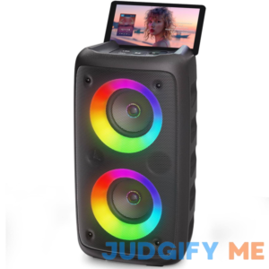 Bluetooth Speaker Portable Wireless Speaker with Lights Loud Big Bluetooth Speaker Boombox for Outdoor Sport Home Party Rechargeable Karaoke Machine