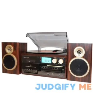 Boytone Bt-28spm Bluetooth Classic Style Record Player Turntable with Am/fm Radio