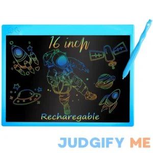 Bravmate 16 Inch Rechargeable LCD Writing Tablet Erasable & Colorful Doodle Board with Eye-Protecting Large Screen