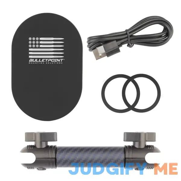 Bulletpoint MagSafe Compatible Wireless Phone Charger Wireless Charger with 7cm Mounting Arm by Bulletpoint Mounting Solutions Bulletpoint MagSafe Compatible Wireless Phone Charger Wireless Charger with 7cm Mounting Arm by Bulletpoint Mounting Solutions