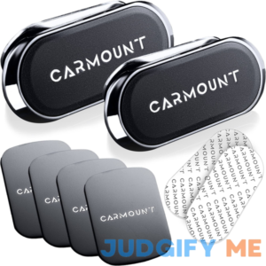 CARMOUNT 2 Pack F1 Magnetic Phone Holder for Car Dashboard – Phone Mount/Holder – Strong 8X N52 Magnets