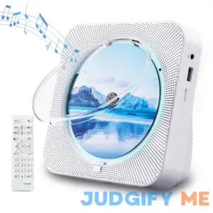 CD Player Portable Bluetooth 5.1 Desktop CD Player with HiFi Sound Speakers