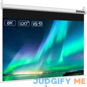 CENTURY-STAR 100 inch Projector Screen Pull Down