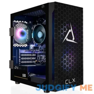 CLX - SET Gaming Desktop - AMD Ryzen 5 5600G - 8GB Memory - Radeon Graphics Shared - 500GB M.2 NVMe SSD - Black