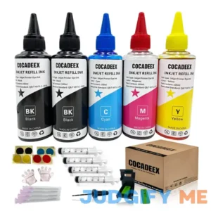 COCADEEX 500ml Ink Refill Kit Compatible with Ink Cartridges 67XL 65XL 64XL 63XL 62XL 67 65 64 63 62