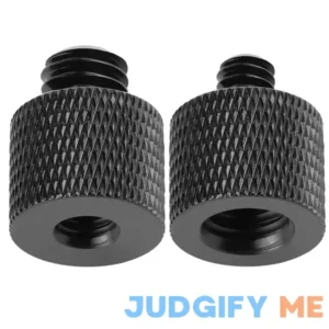 Camera Screw Adapter Thread 1/4" Male to 3/8" Female and 3/8" Male to 1/4" Female Adapter Set for Camera Monitor