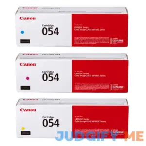 Canon 054 Cyan Magenta Yellow Toner Cartridges Combo