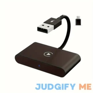 CarPlay Wireless Adapter for Factory Wired CarPlay 2023 Upgrade Plug & Play Dongle Converts Wired to Wireless Fast and Easy Use