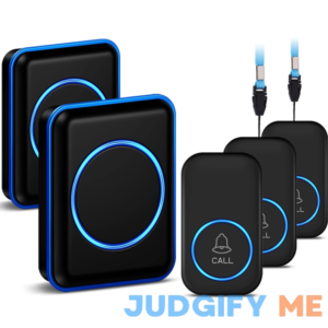 Caregiver Pager FullHouse Wireless Call Button 1000+ Feet SOS Alert Nurse Calling Elderly Fall Help System for Patient/Disabled Monitoring at Home