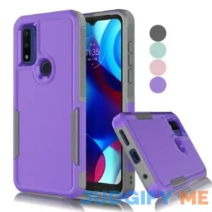 Case for Moto G Pure / G Power 2022 2 in 1 Heavy Duty Armor Shockproof Tough Hybrid Dual Layer Rubber Drop Protection Soft Bumper Rugged Protective