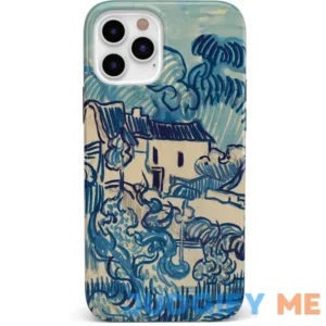 Casely iPhone 12/12 Pro Case Van Gogh Landscape with Houses Phone Case