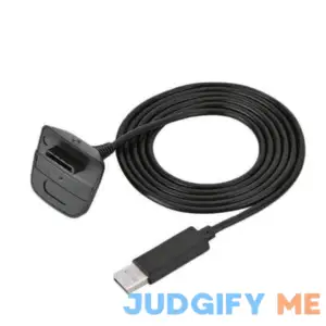 Clearance For Microsoft for Xbox 360 Wireless Controller USB Charger Quick Charging Cable Cord (Black)