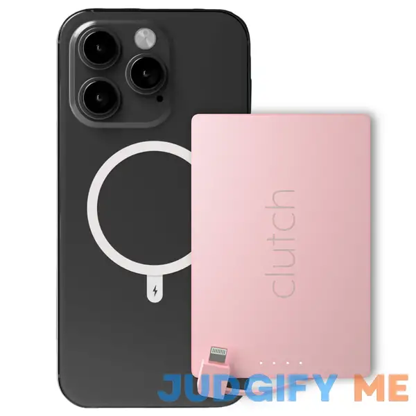 Clutch - Pro Portable Charger - Compatible with iPhone 14 or older & Small Devices - Power Bank - Magnetic Battery Pack - TSA Approved Travel Clutch - Pro Portable Charger - Compatible with iPhone 14 or older & Small Devices - Power Bank - Magnetic Battery Pack - TSA Approved Travel