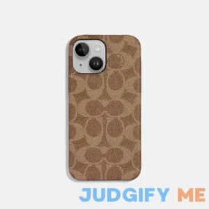 Coach Iphone 14 Case In Signature Canvas