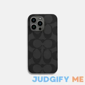 Coach Outlet Iphone 13 Pro Case In Signature Canvas