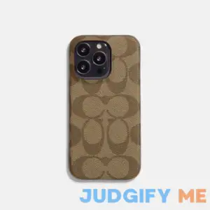 Coach Outlet Iphone 14 Pro Case In Signature Canvas