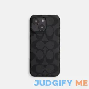 Coach Outlet Iphone 15 Pro Max Case In Signature Canvas