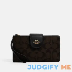 Coach Women's Tech Wallet In Colorblock Signature Canvas