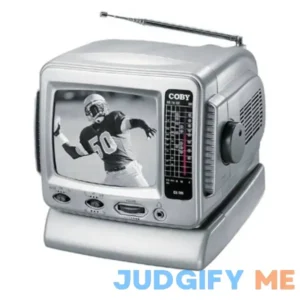 Coby Cx-tv1 5" Black-and-white Tv with Am/fm Tuner