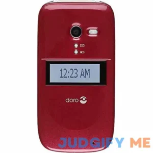 Consumer Cellular Doro 626 Flip Phone Burgandy Unlocked GSM