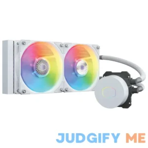 Cooler Master MLW-D24M-A18PW-RW MasterLiquid ML240L ARGB White Edition V2 Liquid Water Cooler