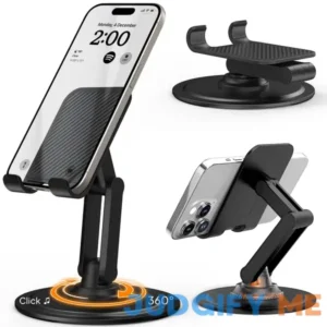 Cooper 360° Stand - Adjustable Cell Phone Stand for Desk | 360° Click-Rotating Mobile Stand