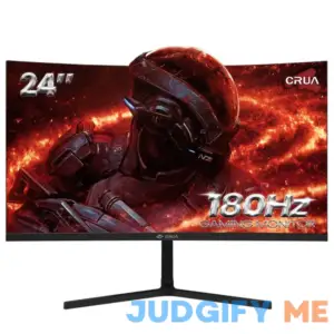 Crua 24" 165Hz/180Hz Curved Gaming Monitor FHD 1080p Frameless Computer Monitor