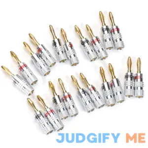 Crutchfield Banana Connectors For use with 16-gauge or 14-gauge speaker wire