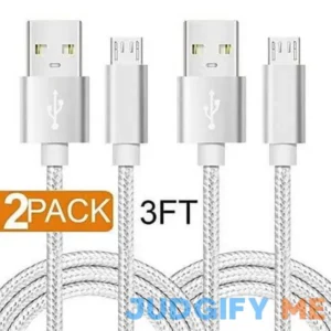 CuWire Micro USB Cable Android Charger Durable Nylon-Braided Fast Sync&Charging Cord for Samsung