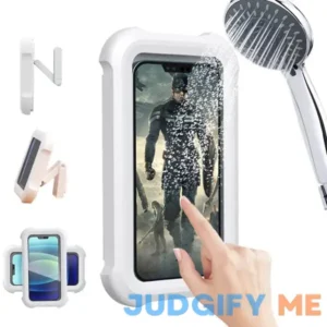 Cymtkbr Shower Phone Holder Waterproof 480 Rotating Wall Phone Holder Mount With Hd Touch Screen Guardian Phone Up To 7 Inch For Iphone 14 13 12 Pro 1