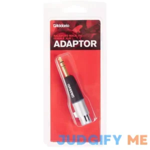 D'Addario 1/4 Inch Balanced to XLR Female Adapter
